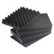 OUTDOOR case in black with foam insert 475x350x200 mm Volume: 32,6 L Model: 6000/B/SI